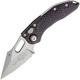 Ніж Microtech Stitch Stonewash, напівсерейтор 169-11