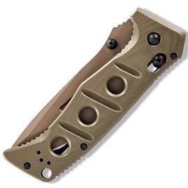 Нож Benchmade Sibert Adamas 275FE-2, Цвет : Бежевый, Материал рукояти: Стеклотекстолит (G10), изображение 4