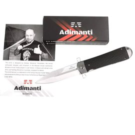 Ніж туристичний Adimanti Samson by Ganzo (Brutalica design) чорний Samson-BK, Колір: Чорний, Марка сталі: D2, Матеріал рукояті: Склотекстоліт (G10), зображення 6