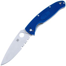 Ніж Spyderco Resilience FRN, S35VN, напівсерейтор (C142PSBL)