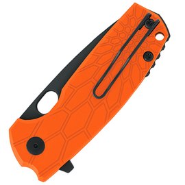 Нож Fox Core orange (FX-604 OR), Цвет : Оранжевый, Марка стали: N690Co, Материал рукояти: FRN (Fiberglass Reinforced Nylon), изображение 2