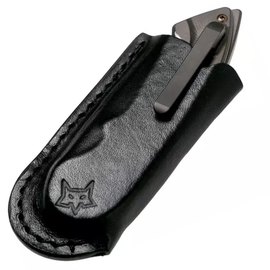 Ніж Fox Radius Titanium black (FX-550 TiB), Колір: Чорний, Марка сталі: M390, Матеріал рукояті: Титан, зображення 3