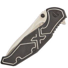 Кишеньковий ніж Skif Adventure X Limited Edition, S35VN, Titanium (424X-TI-LE), Колір: Сірий, Марка сталі: S35VN, Матеріал рукояті: Вуглецеве волокно, зображення 2