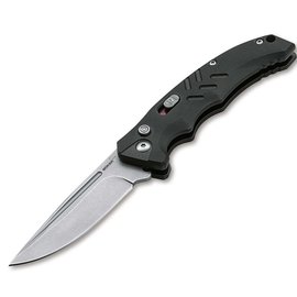 Автоматический выкидной нож Boker Plus Intention II Black 01BO482, Цвет : Чёрный