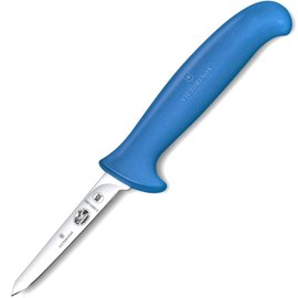 Ніж кухонний Victorinox Fibrox Poultry 8см вузьке з син. ручкою Small