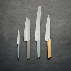 Нож кухонный Victorinox Swiss Modern Carving 19см с желт. ручкой (блистер) 6.9016.198B, изображение 3