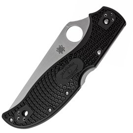 Нож Spyderco Stretch 2 XL FRN, полусеррейтор (C258PSBK), Цвет : Чёрный, Тип режущей кромки: Полусеррейтор, изображение 3