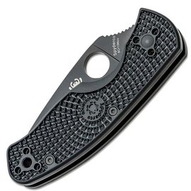 Ніж Spyderco Persistence FRN Black Blade, серрейтор (C136SBBK), зображення 2