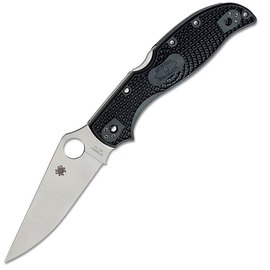 Нож Spyderco Stretch 2 XL FRN, серрейтор (C258SBK), Цвет : Чёрный, Тип режущей кромки: Гладкое лезвие