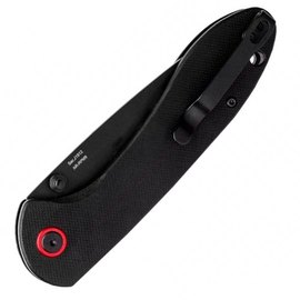 Кишеньковий ніж CJRB Fieldspar Black Blade Black (J1912-BBK), Колір: Чорний, Марка сталі: AR-RPM9, Матеріал рукояті: Склотекстоліт (G10), зображення 2