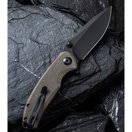 Карманный нож Civivi Pintail C2020C, Покрытие клинка: Black, Цвет : Оливковый, изображение 2