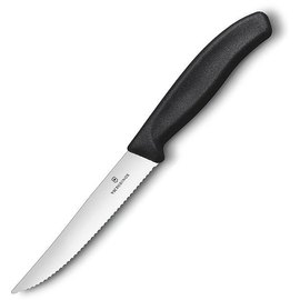 Кухонний ніж Victorinox SwissClassic, серрейтор, чорний 6.7933.12