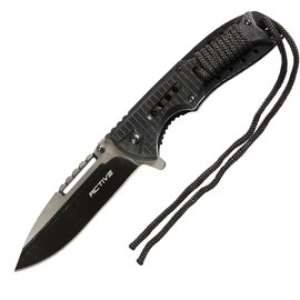 Нож туристический Active Roper Black (SPK7B), Цвет : Black
