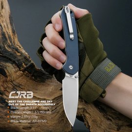 Ніж туристичний CJRB Pyrite SW Gray (J1925-GY), Колір: Сірий, зображення 4