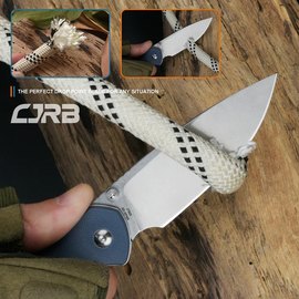 Ніж туристичний CJRB Pyrite SW Gray (J1925-GY), Колір: Сірий, зображення 5