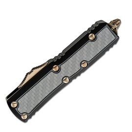 Кишеньковий ніж Microtech Daytona Double Edge Bronze CF Inlay (126-13CFIS), зображення 3