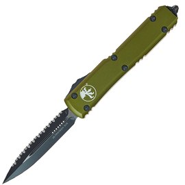 Кишеньковий ніж Microtech Ultratech DE Black Blade FS OD green (122-3OD), Колір: Зелений