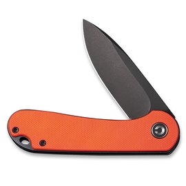 Кишеньковий ніж Civivi Elementum помаранчевий C907Y, Покриття клинка: Black Stonewashed, Колір: Чорний/Помаранчевий, зображення 4