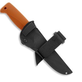 Ніж тактичний Peltonen M07 Ranger Knife Orange Handle (teflon, composite) FJP133, Покриття клинка: Black PTFE (Teflon), Колір: Помаранчевий, зображення 5