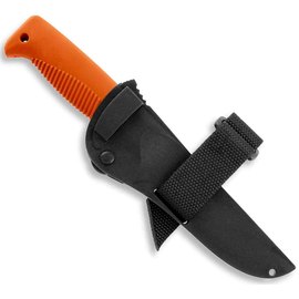 Ніж тактичний Peltonen M95 Ranger Knife Orange Handle (teflon, composite) FJP134, Покриття клинка: Black PTFE (Teflon), Колір: Помаранчевий, зображення 4