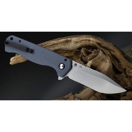 Карманный нож CJRB Chord grey (J1927-GY), Цвет : Голубой, Материал рукояти: G-10, изображение 2