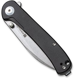 Карманный нож Sencut Scepter черный SA03B, Покрытие клинка: StoneWashed, Цвет : Чёрный, изображение 3