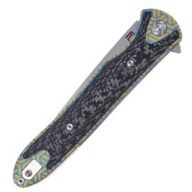 Кишеньковий ніж Artisan Shark Titanium Green (1707G-BU02), Колір: Блакитний/Зелений, зображення 3