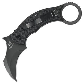 Нож керамбит Fox Tribal K Black Blade black (FX-802)