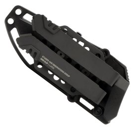 Нож туристический SOG Trident FX Blackout/Partailly Serrated (17-12-02-57), Цвет : Black, Тип режущей кромки: Полусеррейтор, изображение 5