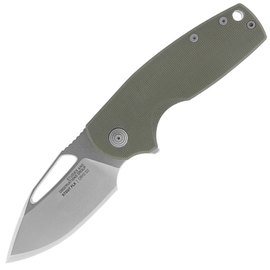 Ніж туристичний SOG x Mikkel Collaboration Stout, Green/Silver (14-03-01-57)