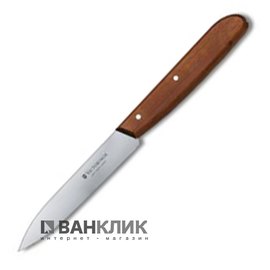 Нож кухонный Victorinox paring knife, деревянная ручка, в блистере 5.0709.S