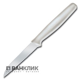 Нож кухонный Victorinox с волнистым лезвием, белый нейлон 5.0437