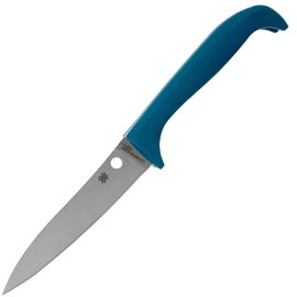 Кухонний ніж Spyderco Counter Puppy Blue (K20PBL), Тип ріжучої кромки: Гладке лезо