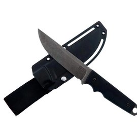 Ніж тактичний Za-Pas Urban Tactic Stonewash (black G10, kydex sheath) UT-ST-G10-BL, Покриття клинка: Cerakote, Колір: Чорний, зображення 2