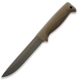 Ніж тактичний Peltonen M95 Ranger Knife Coyote Handle (cerakote, composite) FJP060, Покриття клинка: Cerakote, Колір: Brown