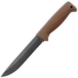 Ніж тактичний Peltonen M95 Ranger Knife Coyote Handle (teflon, composite) FJP120, Покриття клинка: Black PTFE (Teflon), Колір: Coyote