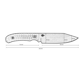 Нож армейский (военный) Blade Brothers Knives Хирдман (391.01.56), изображение 6