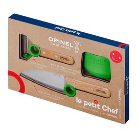Набор кухонных ножей Opinel Le Petite Chef Green (002577), Цвет: Зелёный, изображение 5