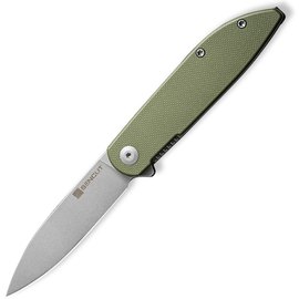 Карманный нож Sencut Bocll зеленый S22019-4, Покрытие клинка: SW (Stonewash), Цвет : Зелёный, Материал рукояти: G-10