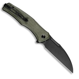Карманный нож Sencut Watauga черный S21011-2, Покрытие клинка: Black Stonewashed, Цвет : Black, Материал рукояти: Мікарта, изображение 2