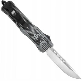 Кишеньковий ніж Cobratec OTF Large Stonewash CTK-1 Drop 06CT055, Колір: Silver, зображення 2