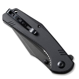 Карманный нож Sencut Actium черный SA02C, Покрытие клинка: BSW (Black Stonewash), Цвет : Black, изображение 3