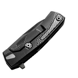 Карманный нож Lionsteel Rok Aluminum black (ROK A BB), Покрытие клинка: Black, Цвет : Black, изображение 2