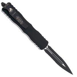 Кишеньковий ніж Microtech Dirac Double Edge BB DS Tactical PS (225-2T), Покриття клинка: Black, Колір: Black, зображення 2