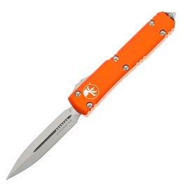 Кишеньковий ніж Microtech Ultratech Double Edge Stonewash Orange (122-10OR), Покриття клинка: SW (Stonewash), Колір: Orange, зображення 5