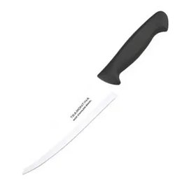 Кухонный нож Tramontina Usual для мяса 178 мм черный блистер (6297268)