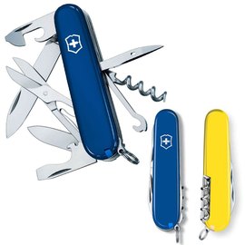 Многофункциональный нож Victorinox Climber Ukraine сине-желтый 1.3703.2.8, Цвет : Blue/Yellow, изображение 2