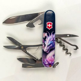 Многофункциональный нож Victorinox Climber Zodiac Волшебный дракон 1.3703.3_Z3280p, Принт: Волшебный дракон, изображение 5
