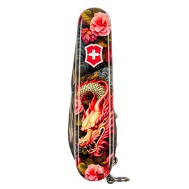 Многофункциональный нож Victorinox Spartan Zodiac Китайский зеленый дракон 1.3603_Z3300p, Принт: Китайский зеленый дракон, изображение 3