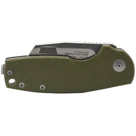 Нож туристический SOG Stout SJ, OD Green, Cleaver, Stonewash (SOG 16-03-06-57), Цвет : Green, изображение 3